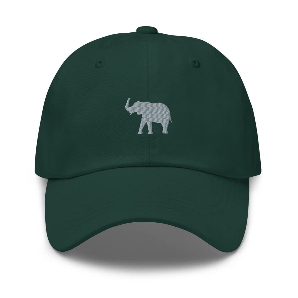 Elephant hat, Embroidered Unisex Baseball hat, Elephant hat Adult, Elephant Cap, Elephant Gifts for Elephant Lovers.