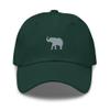 Elephant hat, Embroidered Unisex Baseball hat, Elephant hat Adult, Elephant Cap, Elephant Gifts for Elephant Lovers. view 1
