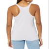 Fifth Sun Future is Whatever Women's Fast Fashion Racerback Tank Top, White Heather, Small view 2