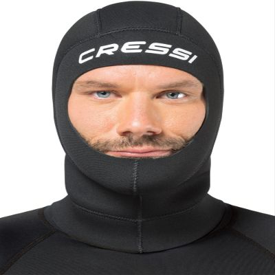 Cressi Solo Hood 3mm, Black/Black, S
