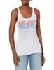 Fifth Sun Free Spirit Women's Fast Fashion Racerback Tank Top, White Heather, X-Large view 1