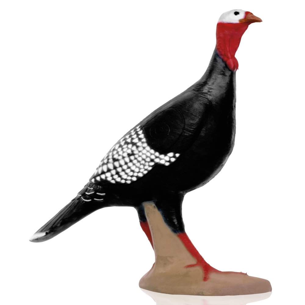 Delta McKenzie Alert Turkey 3D Archery Target - 34" Self-Healing FlexFoam with Universal Scoring Rings - UV Resistant for Broadheads & Field Points