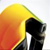 100% NORG HiPER Premium Protective Goggles (Black/Red - Mirror Red Lens) view 2