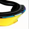 100% NORG HiPER Premium Protective Goggles (Black/Red - Mirror Red Lens) view 4