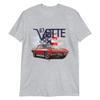 1967 Red 'Vette C2 American Classic car Art 67 Vette Graphic T-Shirt | Vintage Car Enthusiast Gift view 1