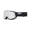 100% SNOWCRAFT XL HiPER Premium Protective Goggles (Black/Silver - Mirror Silver Lens) view 1