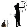 Delta McKenzie Fox 3D Archery Target | Self-Healing FlexFoam Construction | Broadhead Compatible | Weather-Resistant | Realistic Hunting Practice | Backyard Series | 350 FPS Rated | Black view 2