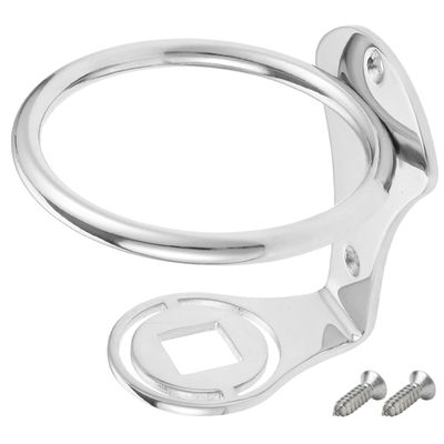 Atibin Stainless Mount Drink Holder Boat Ring Steel Cup Holder Yacht Hardware Deck Drink Holder Marine