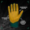 BRUCE BOLT Original Series Short Cuff Green Batting Glove - Green Small view 4