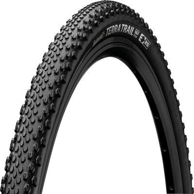 Continental Terra Trail 700 x 45 Foldable Bike Tire with Shieldwall TR + Puregrip - Black