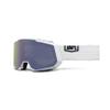 100% SNOWCRAFT XL HiPER Premium Protective Goggles (White/White - Mirror White Lens) view 1