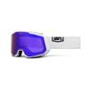100% SNOWCRAFT XL HiPER Premium Protective Goggles (White/White - Mirror White Lens) view 2