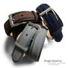 Belts.com Classic Nickel Brushed Buckle Suede Belt Genuine Leather Casual Dress Belt 1-3/8"(35mm) Wide (Gray, 34) view 3