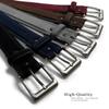 Belts.com Classic Nickel Brushed Buckle Suede Belt Genuine Leather Casual Dress Belt 1-3/8"(35mm) Wide (Gray, 34) view 4