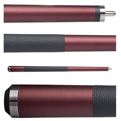 Bull Carbon Pool Cue, Matte Burgundy Butt, 12.25mm Carbon Shaft (18)