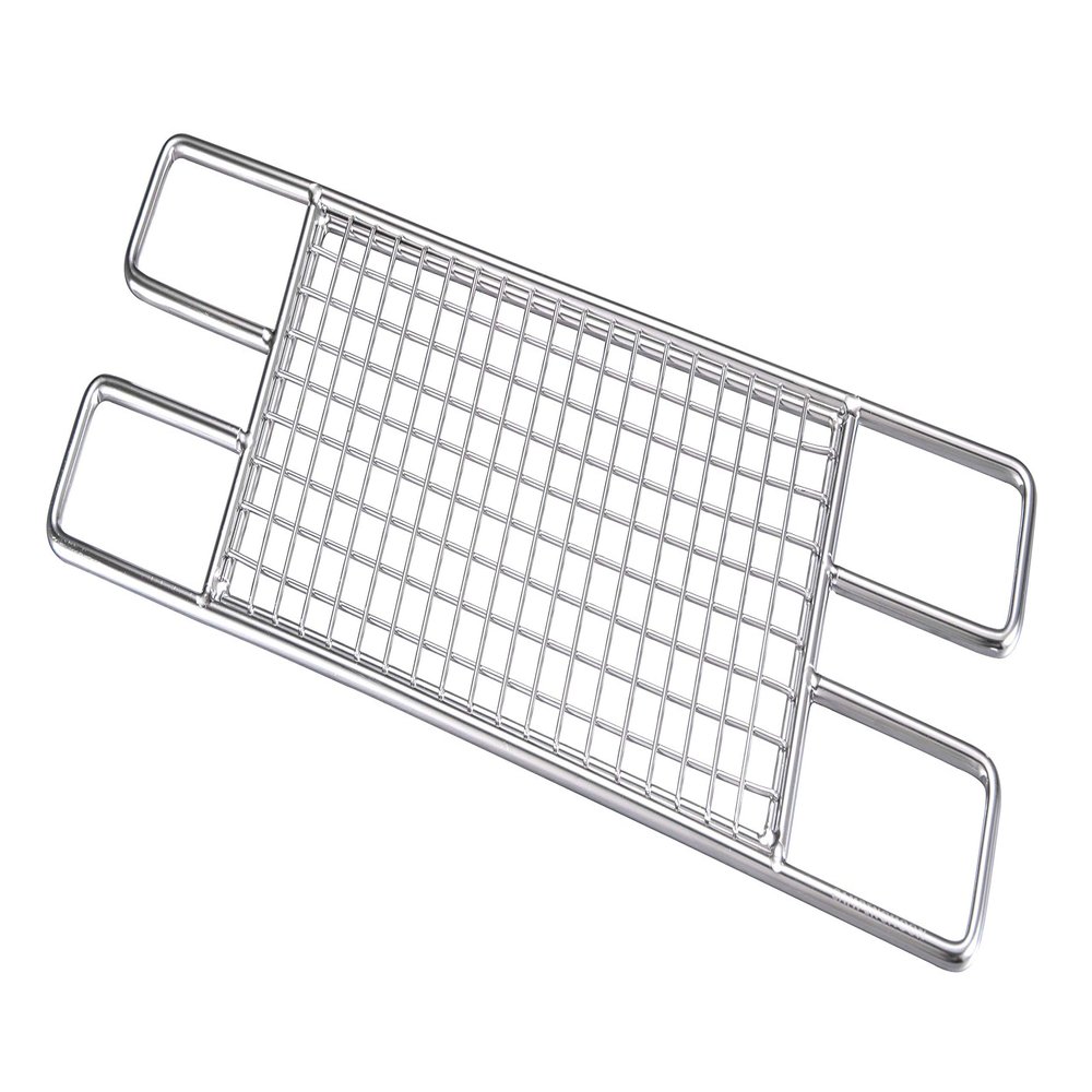 CAMPINGMOON 304 Stainless Steel Cooking Grates for Camping Stove Grill Campfire Open Fire (L 15.7 x W 5.1 Cooking grate MTG-D