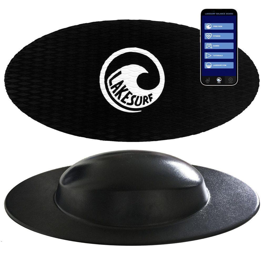 Wakesurf Balance Board - Midnight Black
