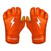 BRUCE BOLT Original Series Short Cuff Orange Batting Glove - Orange Medium view 1