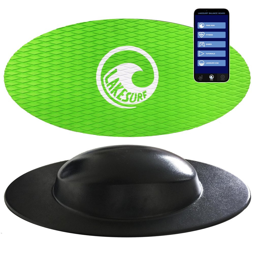 Wakesurf Balance Board - Electric Green