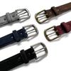Belts.com Classic Antique Buckle Suede Belt Genuine Leather Casual Dress Belt 1-3/8"(35mm) Wide (Brown, 32) view 4