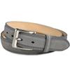 Belts.com Classic Nickel Brushed Buckle Suede Belt Genuine Leather Casual Dress Belt 1-3/8"(35mm) Wide (Gray, 32) view 1