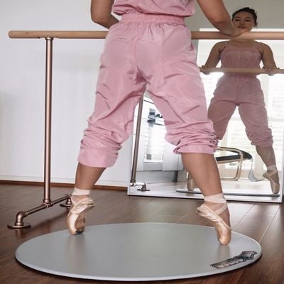 dot2dance Portable Dance Floor 32 inch Gray Marley Flooring - Ballerina Training Equipment - Turn Board for Dancers & Pointe Shoes, Practice Ballet Barre, Ballet Gifts