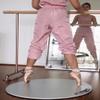 dot2dance Portable Dance Floor 32 inch Gray Marley Flooring - Ballerina Training Equipment - Turn Board for Dancers & Pointe Shoes, Practice Ballet Barre, Ballet Gifts view 1