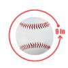 bkk 12 Pack Standard Size Adult Baseballs Unmarked & Leather Covered Training Ball Practice Baseball for Kids (Hard) view 4