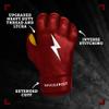 BRUCE BOLT Original Series Short Cuff Maroon Batting Glove - Maroon XXLarge view 3
