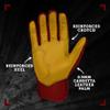 BRUCE BOLT Original Series Short Cuff Maroon Batting Glove - Maroon XXLarge view 4