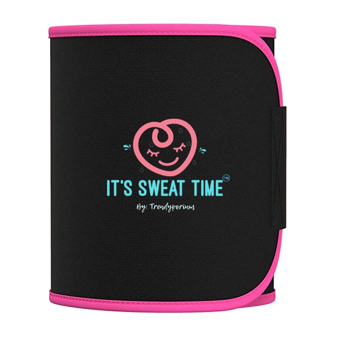 It's Sweat Time Waist Trimmer Sauna Suit Effect (Large Blue)