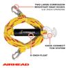 Airhead Heavy Duty Tow Harness for 1-4 Rider Towable Tubes, Water Skis, Wakesurf Boards and Wakeboards + Airhead Tow Rope for 1-3 Rider Towable Tubes view 4