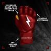 BRUCE BOLT Original Series Long Cuff Maroon Batting Glove - Maroon Youth Small view 3