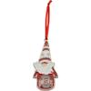 Ohio State Buckeyes Gnome Metal Christmas Ornament view 1