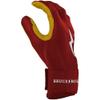 BRUCE BOLT Original Series Long Cuff Maroon Batting Glove - Maroon Youth Medium view 2