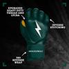 BRUCE BOLT Original Series Long Cuff Green Batting Glove - Green Youth Large view 3