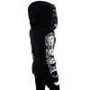 tuduoms Black Punk Gothic Hoodie Women Long Sleeve Zip Up Hoodie Moon Jacket Top Long Sweatshirts Plus Size Y2k Goth Clothing view 4