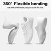 HWJHMX Cheer Shoes for Women Girls - White Breathable & Lightweight Sneakers for Cheerleading, Dance Competition, Athletic Training, Tennis | All-Season Wear view 4