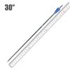 TIGER ARCHERY 400-30inch Carbon Hunting Arrows Archery Target Practice Arrows with Removable Tips for Recurve Bow and Compound Bow 12-Pack (30inch, Blue White) view 2