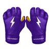 BRUCE BOLT Original Series Short Cuff Purple Batting Glove - Purple XLarge view 1
