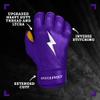 BRUCE BOLT Original Series Short Cuff Purple Batting Glove - Purple XLarge view 2