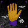 BRUCE BOLT Original Series Short Cuff Purple Batting Glove - Purple XLarge view 3