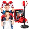 Springflower Big Punching Bag for Kids Included 2 Pack Boxing Gloves, Boxing Toys for Boys, Boxing Bag Sets with Height Adjustable Stand, for Boys & Girls Age 5 6 7 8 9 10 Years Old view 1