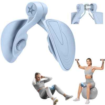Yes4All 360 Hip Trainer, Kegel, Pelvic Floor & Thigh Exerciser for Women, Leg Toning & Inner Thigh Workout Tool, Home Gym Hip Abductor Machine (Blue)