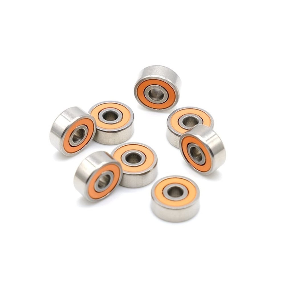 Ball Bearings 3X10X4 10PCS Stainless Steel Hybrid Ceramic Fishing Reel Bearings Without Grease Fast Turning