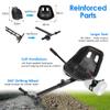 Hishine Hoverboard Seat Attachment for 6.5"-10" Hover Boards, Hover Board Go Kart Conversion Kit, Accessory for Self Balancing Scooters, Black view 3
