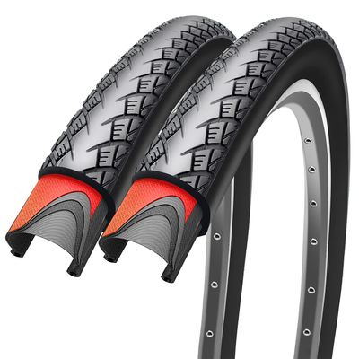 700x38c Gravel Bike Tires Pair Road Bike Tires 60 TPI Foldable Kevlar high Grade Made Bicycle Tires for City Bikes Pack of 2 (700x38c)