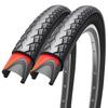 700x38c Gravel Bike Tires Pair Road Bike Tires 60 TPI Foldable Kevlar high Grade Made Bicycle Tires for City Bikes Pack of 2 (700x38c) view 1