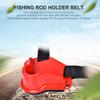 Fishing Rod Fighting Belt Fishing Belly top Fishing Fighting Waist Adjustable Fishing Rod Holder Belt (red) view 2