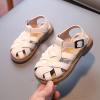 Toddler Girl Sandals Size 6 Girls Sandals Toddler Little Kid Closed Toe T Strap Flats Girls Sandals Size 9 view 2